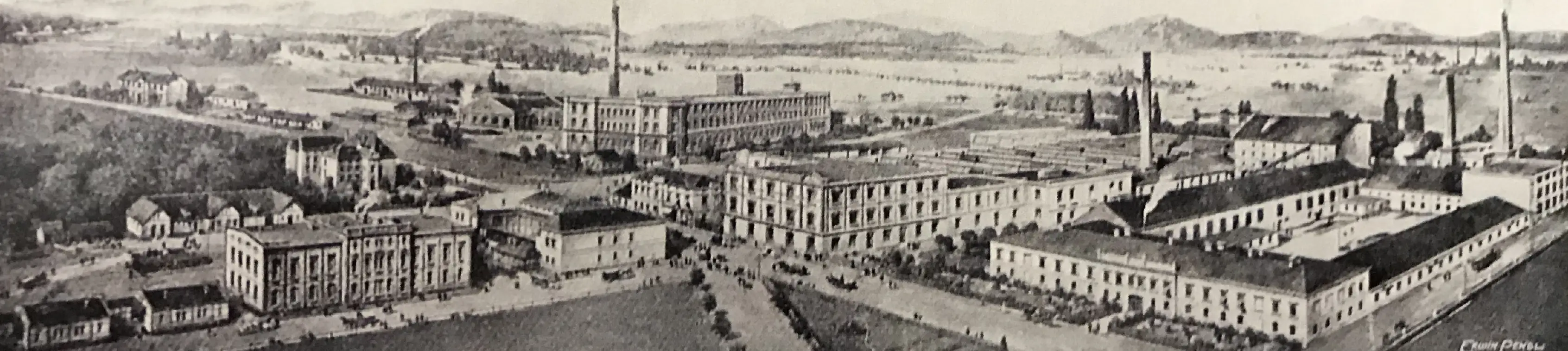 Detailní záběr na cihlové zdivo v Areálu 8