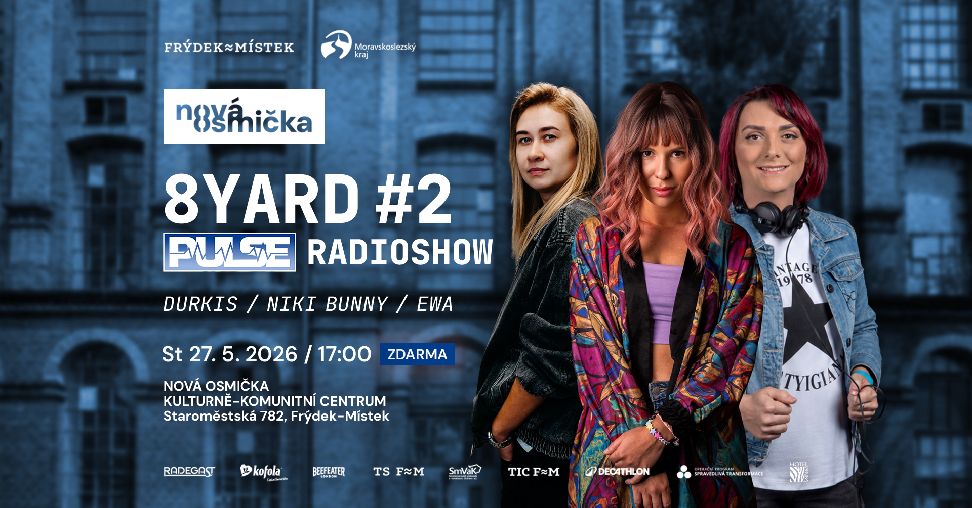8YARD #2 – Pulse Radioshow (House, Tech-House) - banner akce