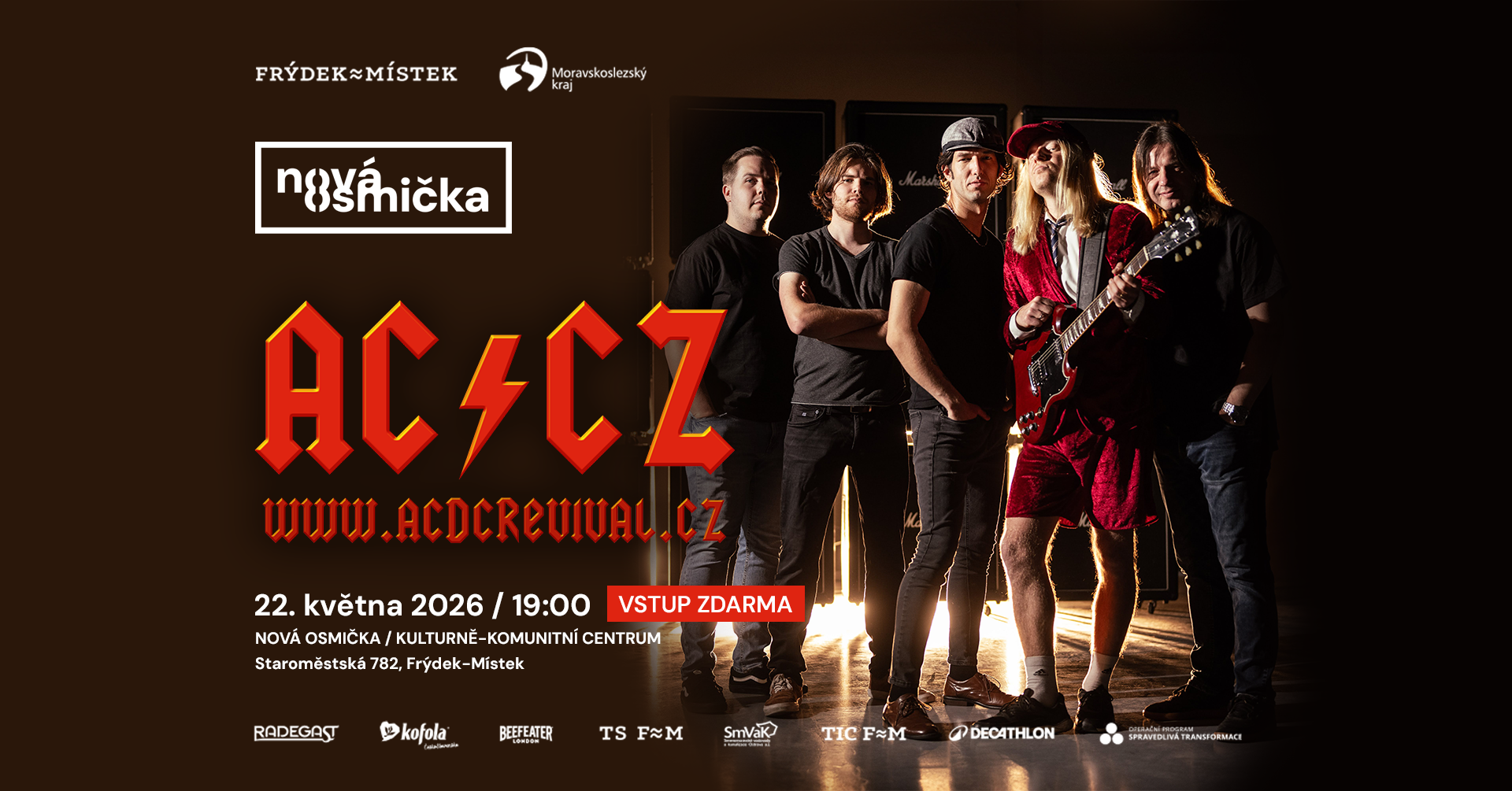 AC/CZ (Top AC/DC tribute show) - banner akce