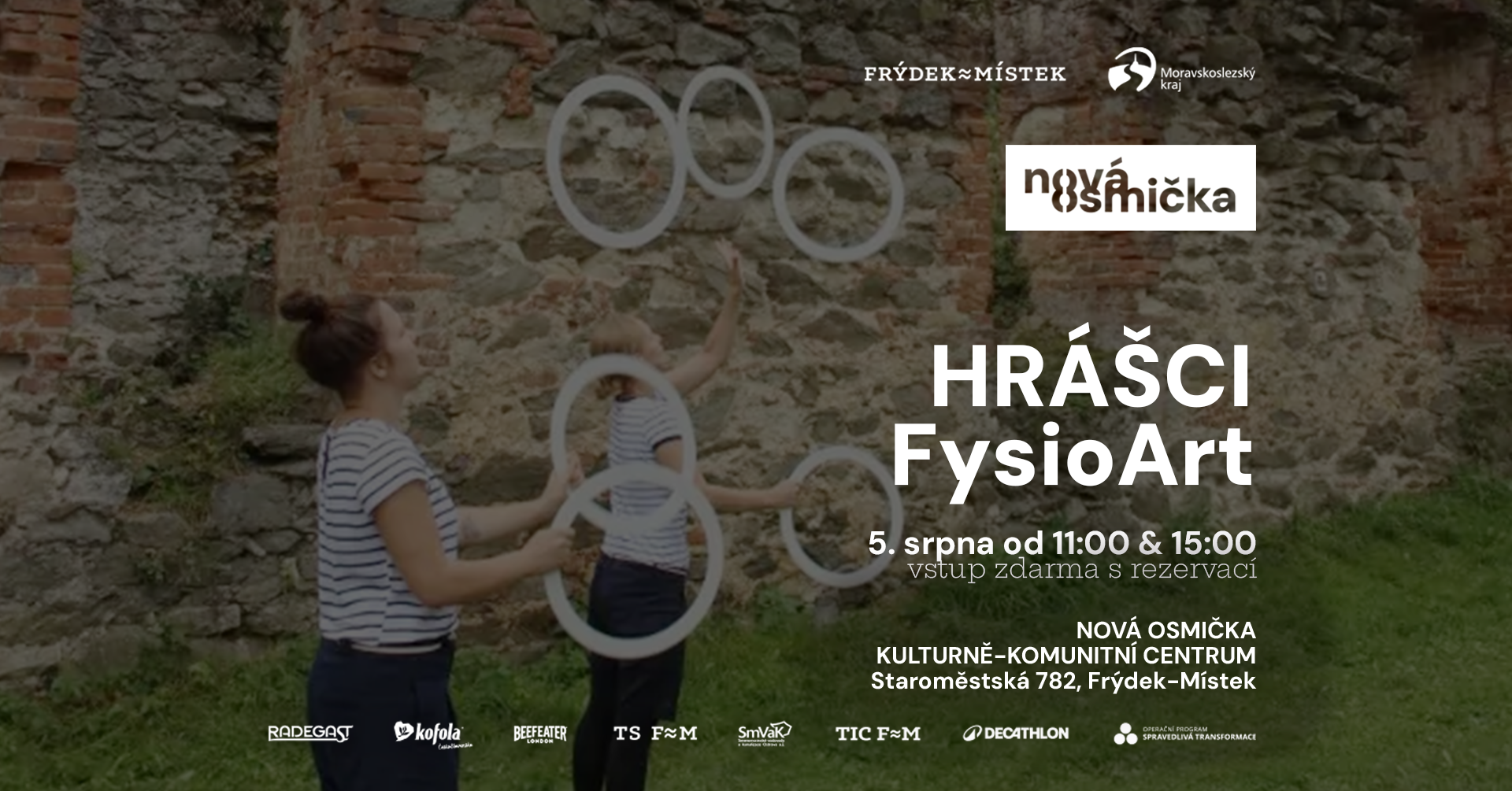 Hrášci – divadelní představení pro děti - banner akce