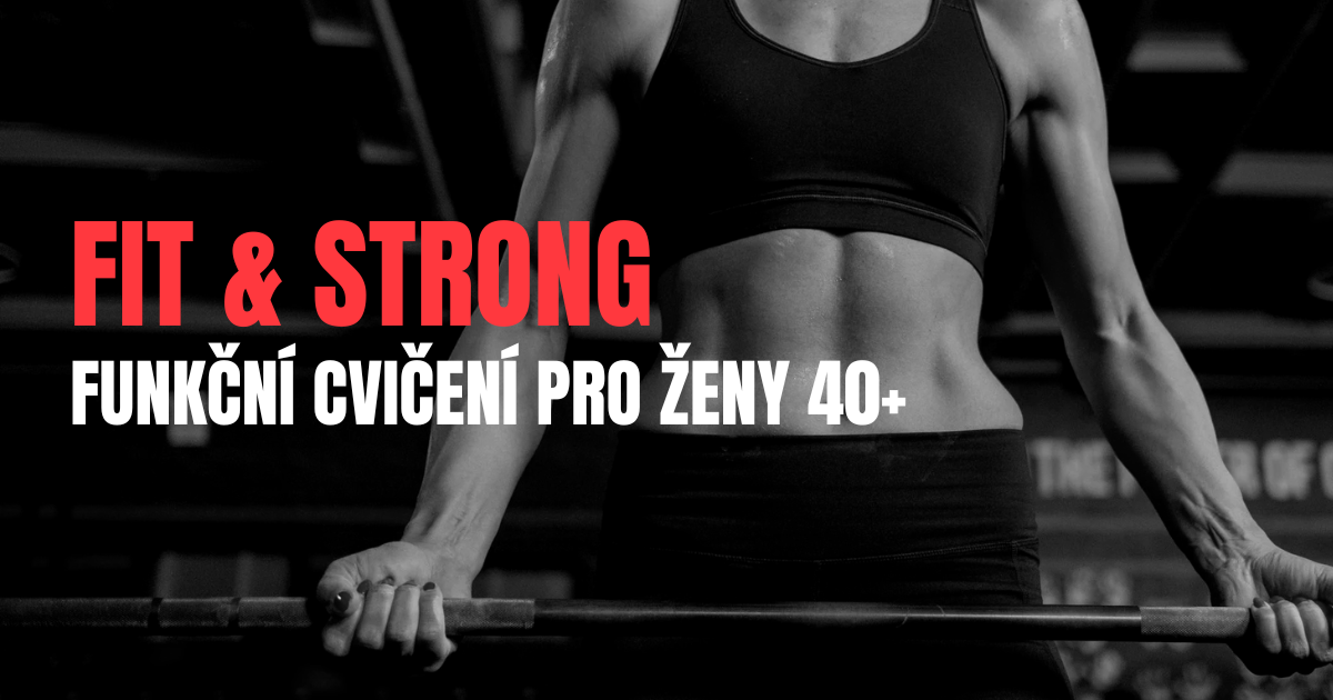 FIT & STRONG - banner akce v kulturním centru Nová Osmička