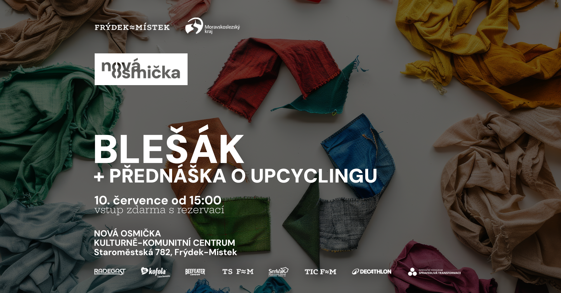 Blešák na Nové Osmičce - banner akce