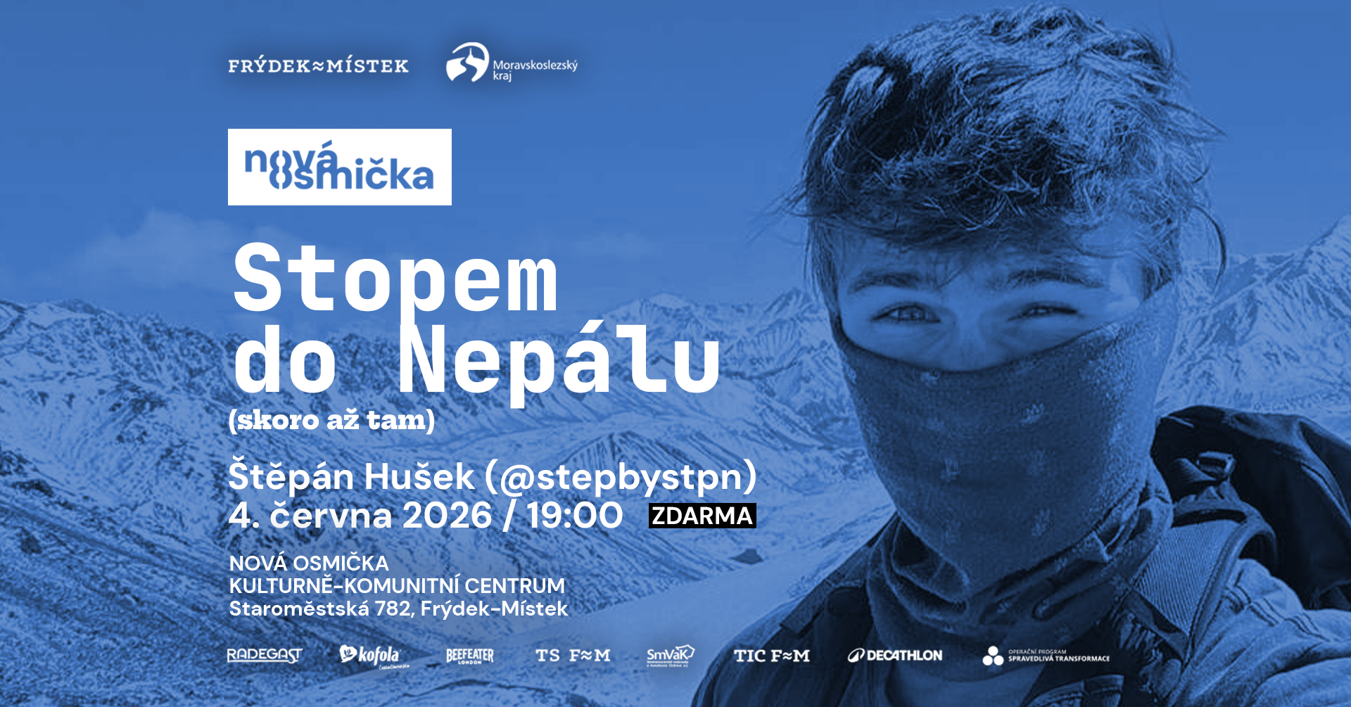 Stopem do Nepálu (skoro až tam) - banner akce