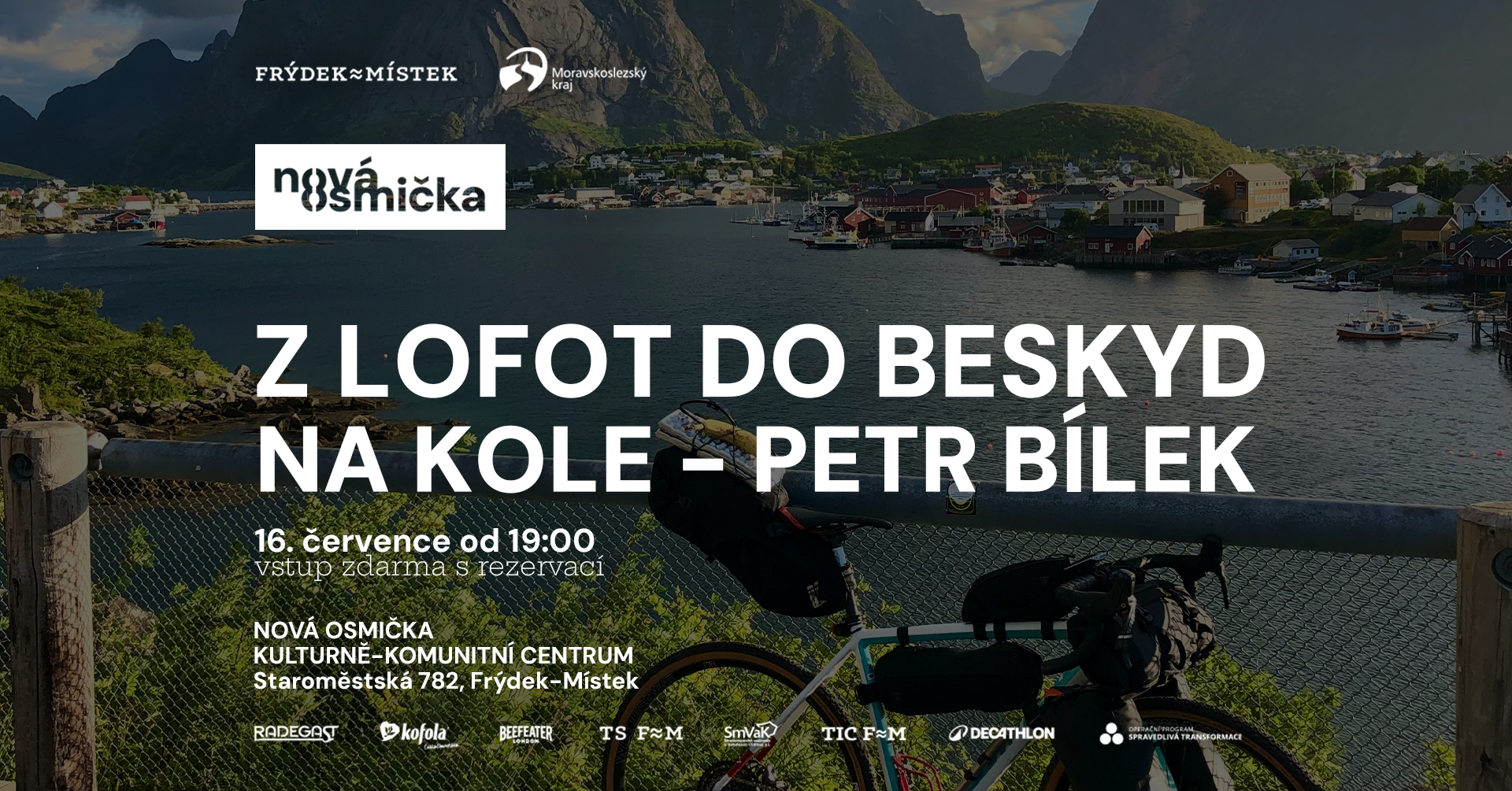 Z Lofot do Beskyd na kole - Petr Bílek - banner akce