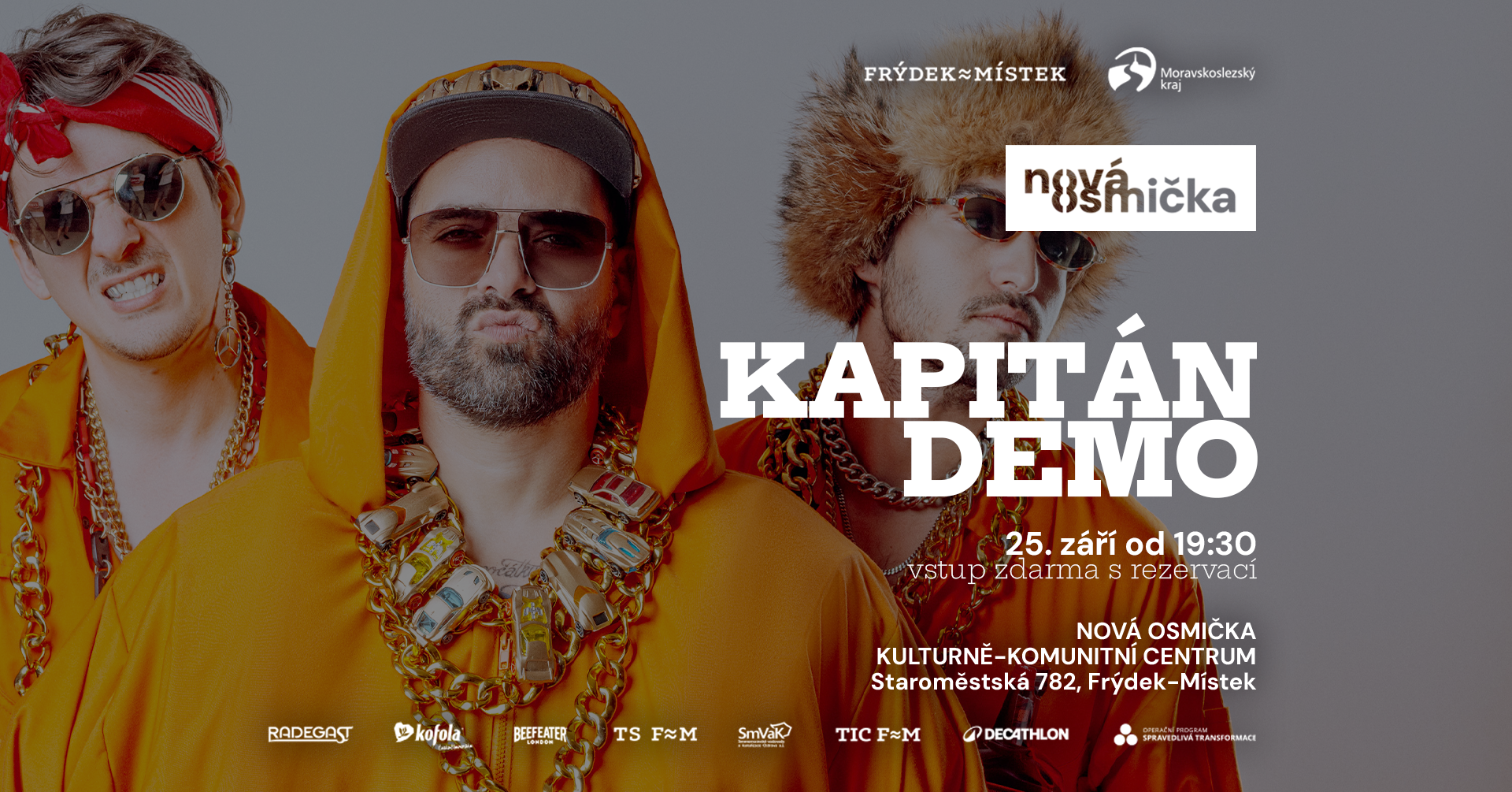 Kapitán DEMO - banner akce