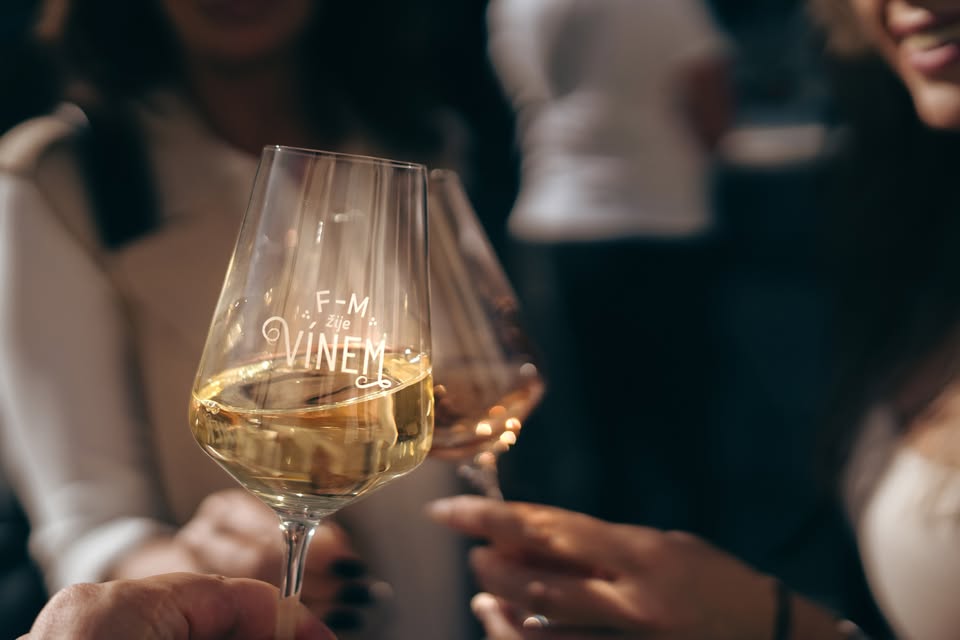 Frýdek-Místek žije vínem - banner akce v kulturním centru Nová Osmička