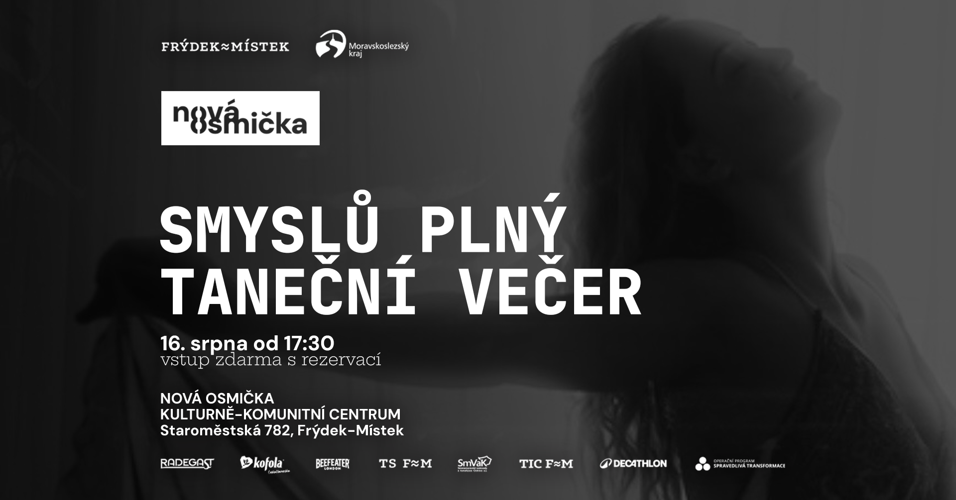 Smyslů plný taneční večer - banner akce