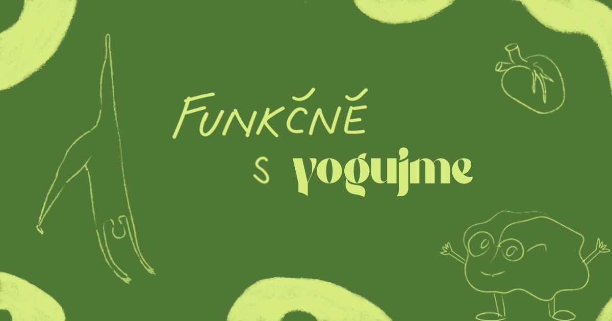 FUNKČNĚ s Yogujme - banner akce v kulturním centru Nová Osmička