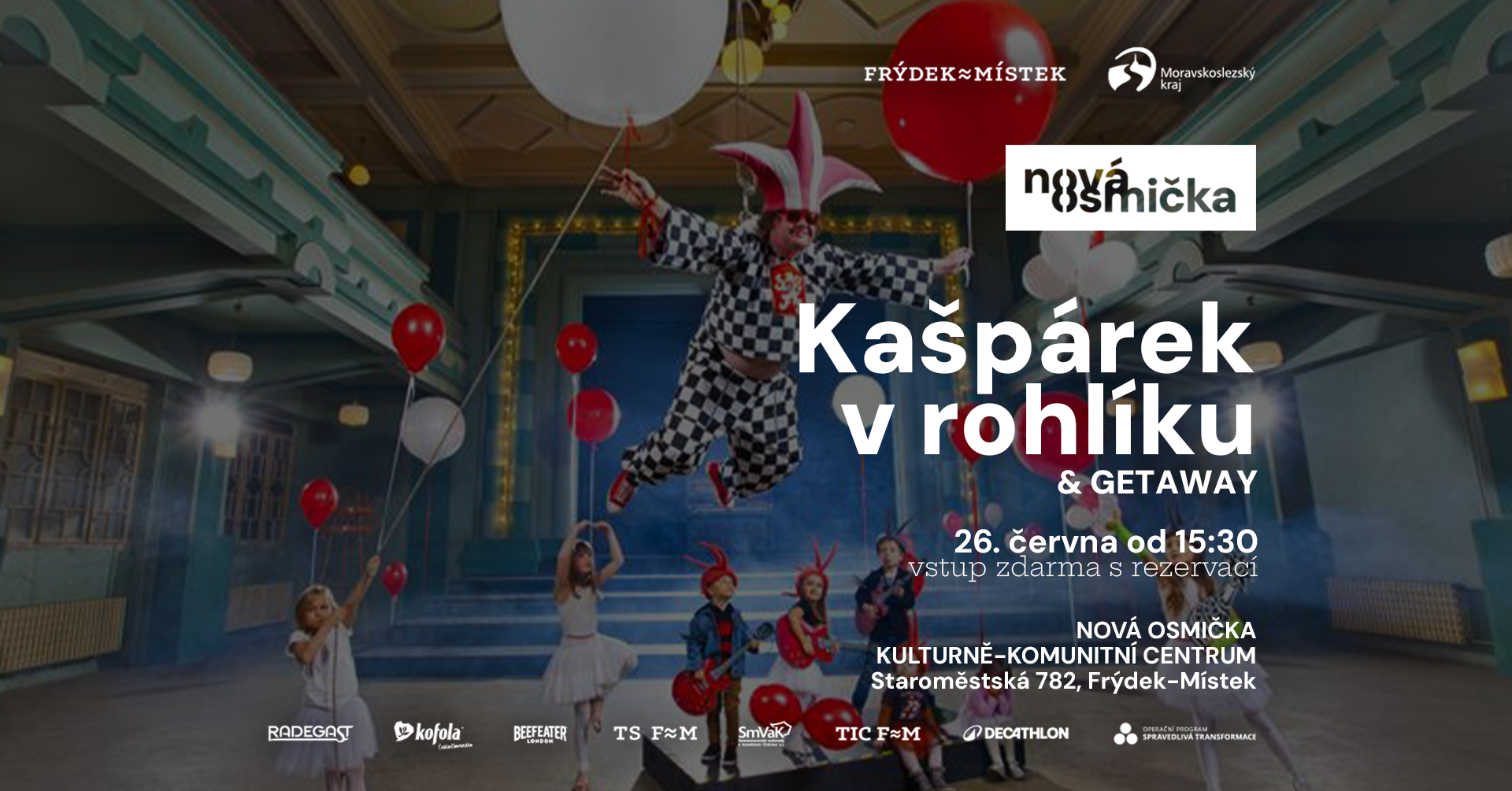 Kašpárek v rohlíku - banner akce