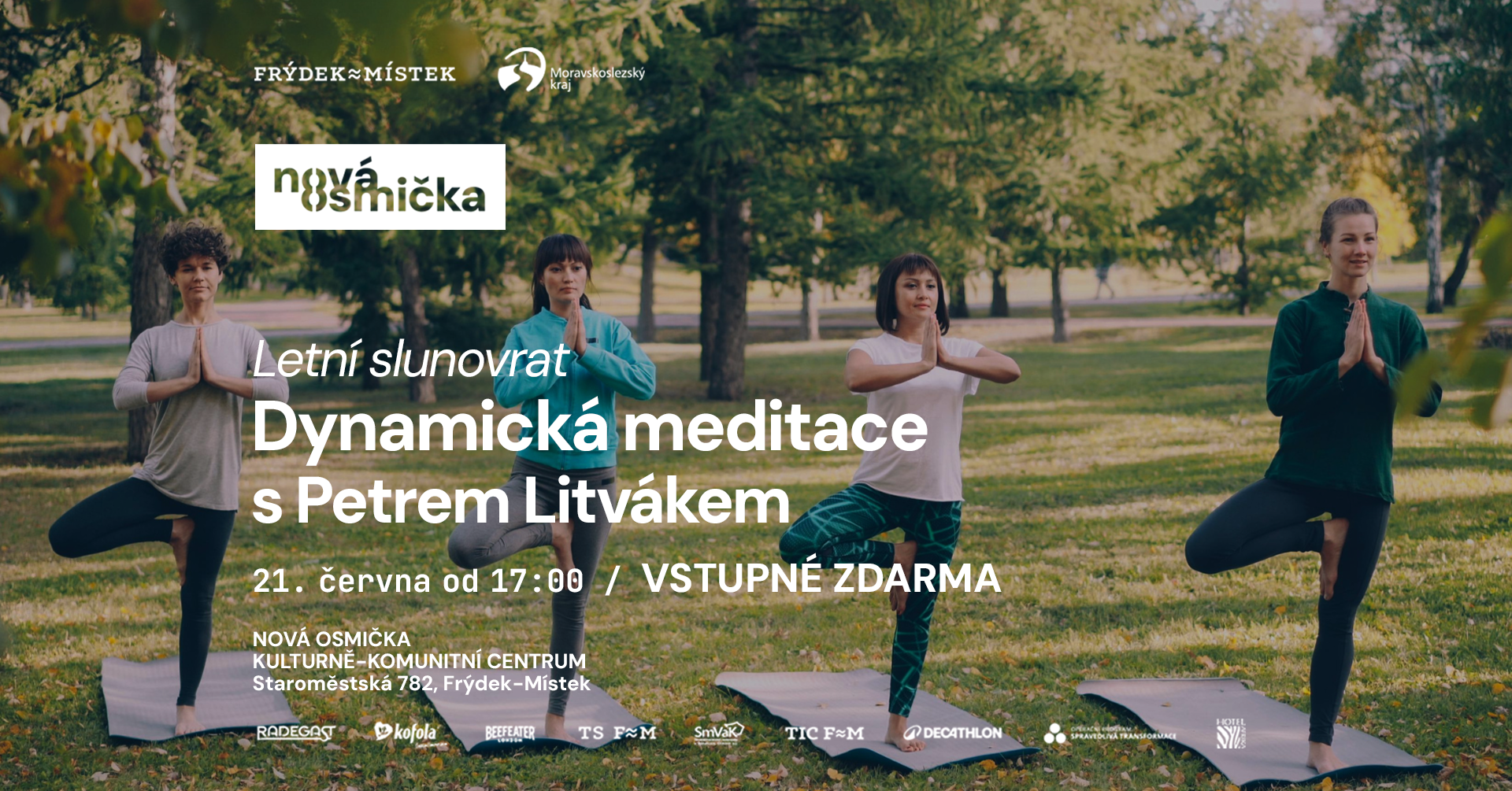 Dynamická meditace | Oslava letního slunovratu - banner akce