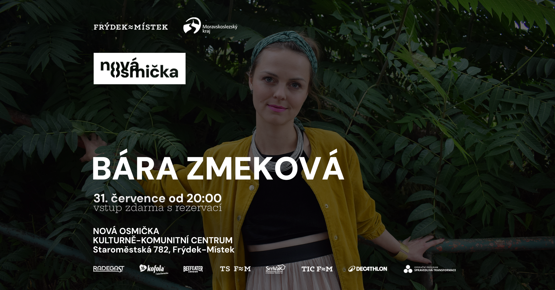 Bára Zmeková Trio - banner akce