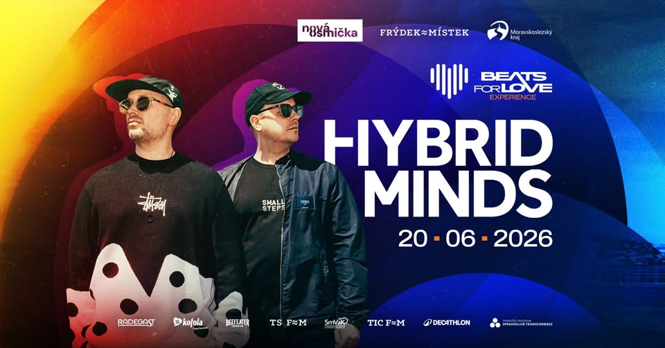 BEATS FOR LOVE: EXPERIENCE ♡ w/ HYBRID MINDS - banner akce v kulturním centru Nová Osmička