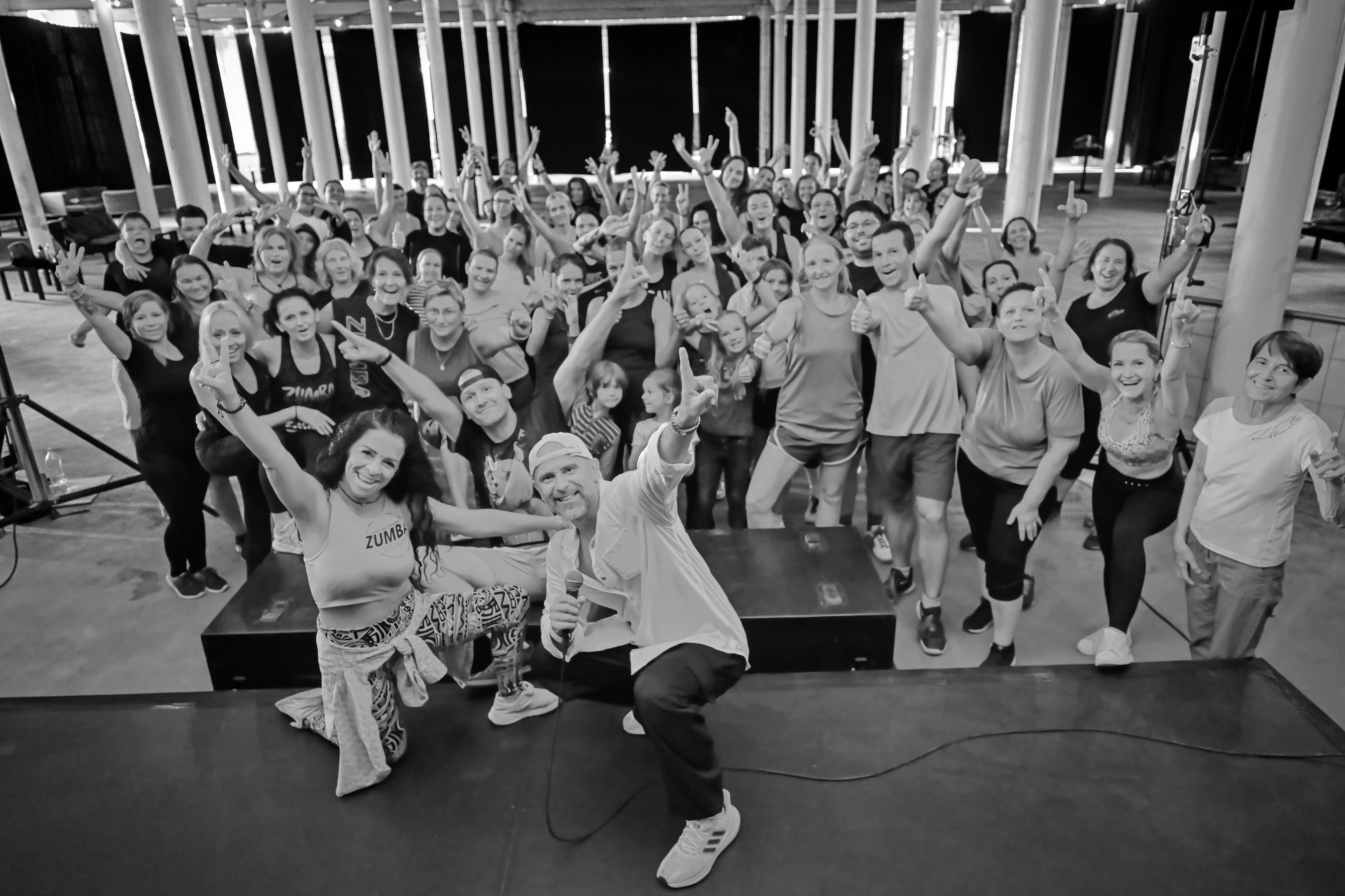 Zumba s Agi a Tomem