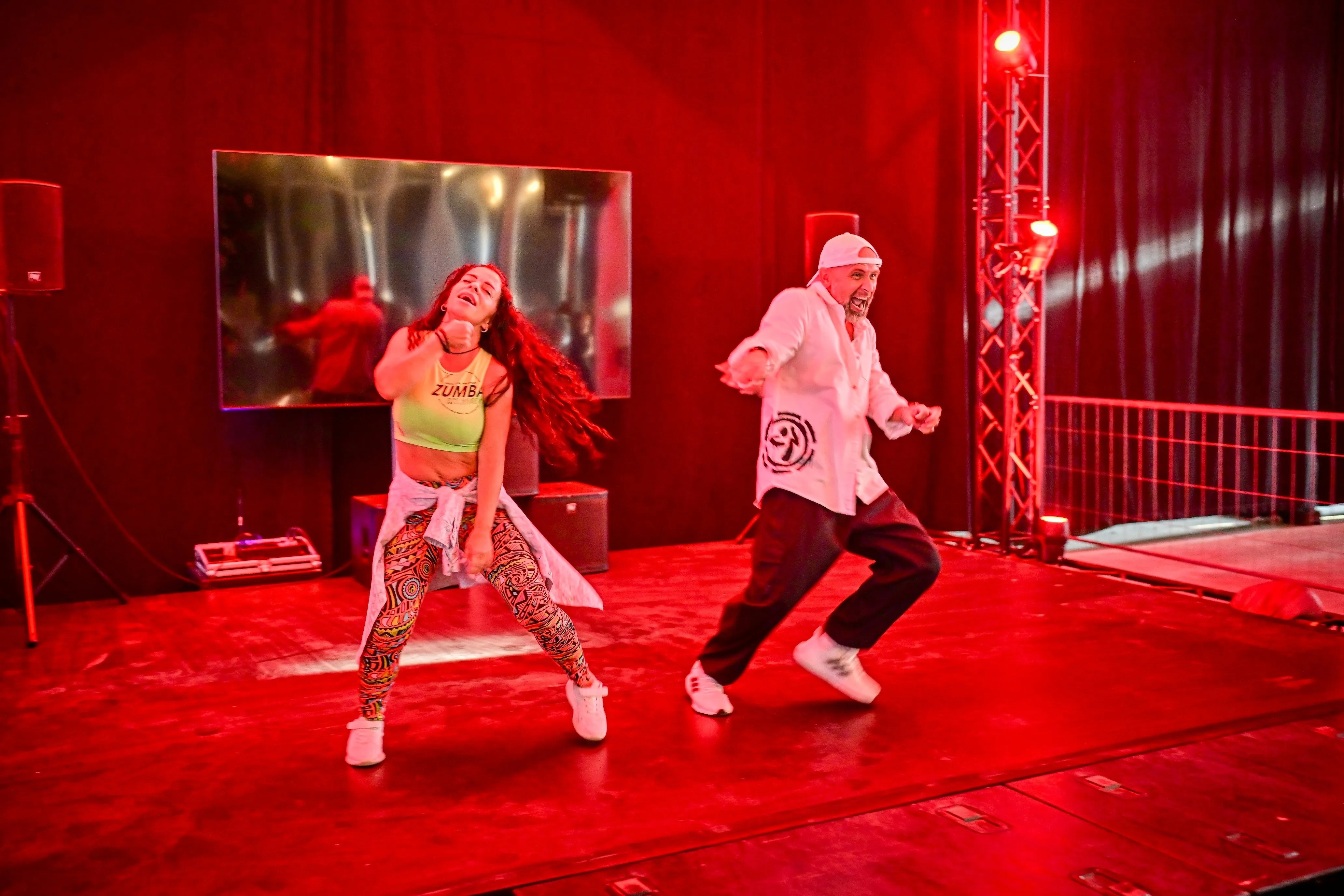 Zumba s Agi a Tomem