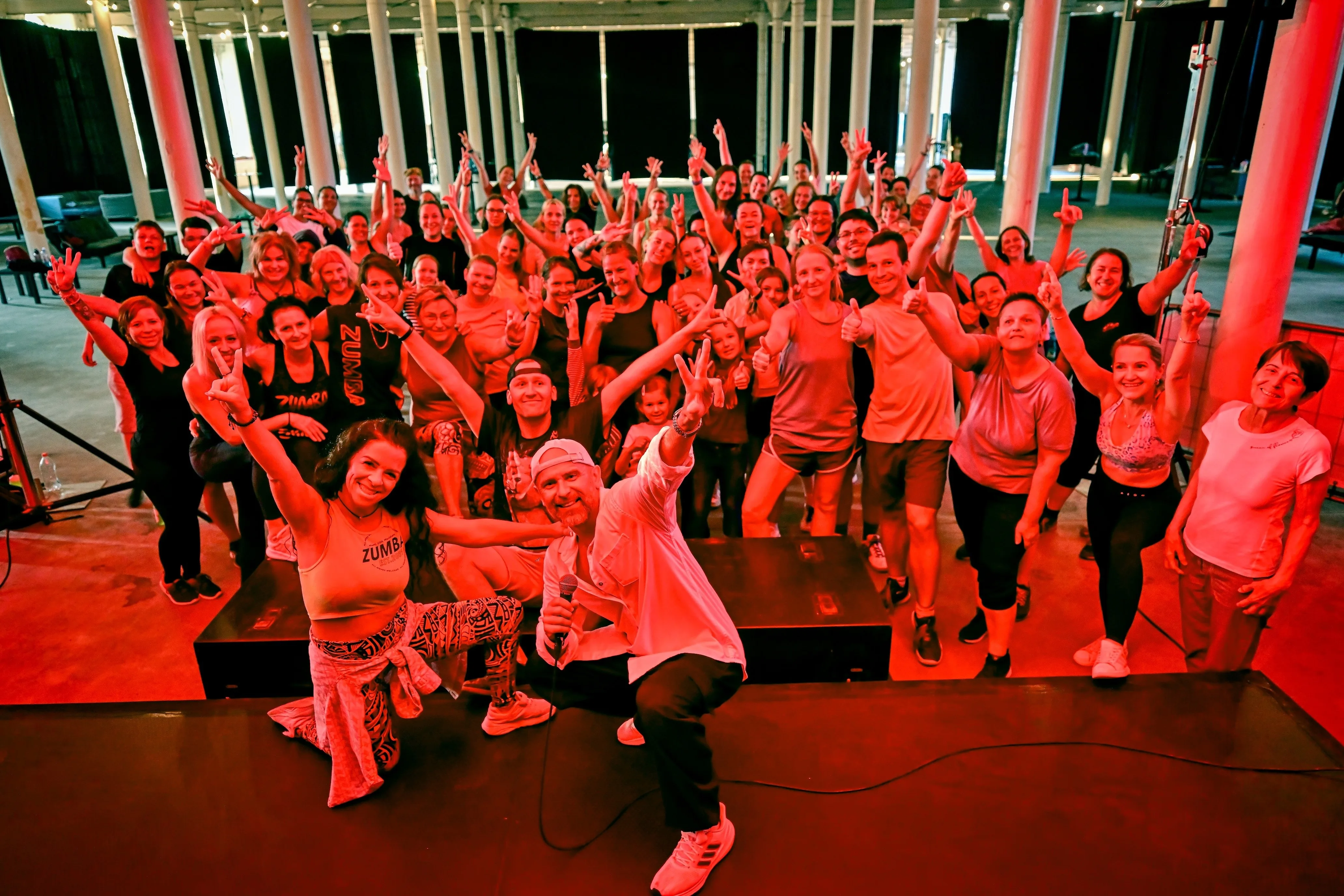 Zumba s Agi a Tomem